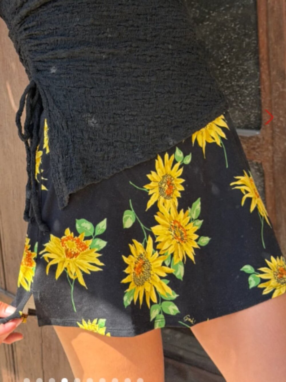 Darcy Skort - Midnight Sunflower  NWT